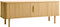 Tv-meubel Naturel Eikenhout - 2 Planken - 160x40x55,6cm