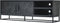 TV-meubel Newcastle 160 cm - zwart | Hotel collection