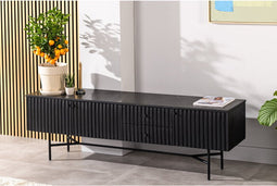 Tv-meubel Ralph 175 cm Marmer - Zwart | BY-OLAF