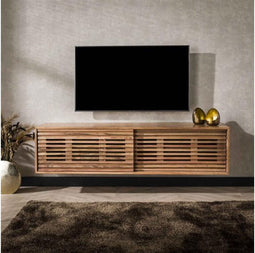 TV-meubel Rio zwevend Acacia 150 cm - Naturel | Meubelplaats