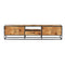 TV meubel Sanne - industriële Tv meubel - mangohout Tv meubel 240 cm