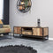 TV meubel Sanne - Tv meubel mangohout - Tv meubel naturel 145 cm