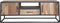 TV meubel Sanne - Tv meubel mangohout - Tv meubel naturel 145 cm