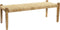 Tv meubel - shoe-removing chair mango rope 145x55x50 natural - mango