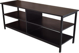 Tv meubel Stoer - dressoir industrieel - 130 cm breed - zwart