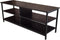Tv meubel Stoer - dressoir industrieel - 130 cm breed - zwart