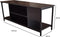 Tv meubel Stoer - dressoir kast industrieel - 130 cm breed - zwart