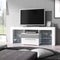 TV meubel TV dressoir Navia high design LED verlichting body wit mat front lades hoogglans grijs