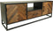 TV-Meubel Verona - 150x40x55 - Bruin/zwart - Oud hout/metaal