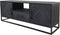 TV Meubel Verona - 150x40x55 - Zwart - Mangohout/ijzer