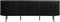Tv-meubel Zwart Eiken Fineer - Schuifdeuren - 180x45x55,6cm