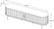 Tv-meubel Zwart Eiken Fineer - Schuifdeuren - 180x45x55,6cm