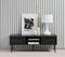 Tv-meubel Zwart - Melamine - 120x40x43cm - Tv-meubel Pensacola - Giga Living