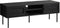 Tv-meubel Zwart - Melamine - 120x40x43cm - Tv-meubel Pensacola - Giga Living