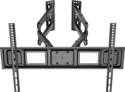 Tv muurbeugel hoek montage of vlakke wand - draaibaar kantelbaar - 32 tot 70 inch scherm
