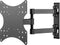 Tv muurbeugel voor 23-42 inch schermen - Basic - Kantelbaar en Draaibaar - Tot 20kg - Zwart