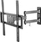 Tv muurbeugel voor 32-55 inch schermen - Basic - Kantelbaar en Draaibaar - Tot 35kg - Zwart