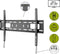 Tv muurbeugel voor 37-70 inch schermen - Pro - Vast - Tot 50kg - Zwart