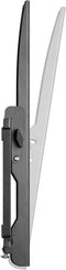 Tv muurbeugel voor 43-100 inch schermen - Basic - 10 graden Kantelbaar - Tot 75kg - Zwart