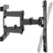 Tv muurbeugel voor 43-100 inch schermen - Pro - Kantelbaar en Draaibaar - Tot 60kg - Zwart