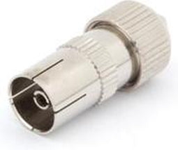 TV-PLUG METAAL 9.5mm/2.3mm - VROUWELIJK (CV006)