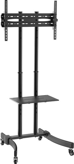 Tv standaard beurs statief - verrijdbaar hoogte instelbaar en kantelbaar - 171 cm hoog
