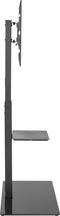 TV standaard - tv statief - draaibaar - scherm hoogte instelbaar 134 cm tot 146 cm