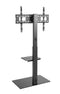 TV standaard - tv statief - draaibaar - scherm hoogte instelbaar 134 cm tot 146 cm