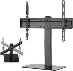 TV standaard - tv statief - tafelmodel - draaibaar - hoogte verstelbaar 36 cm tot 55 cm