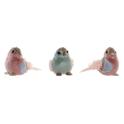 Kerstversiering DKD Home Decor Polyester Foam (3 pcs) (15 x 10 x 11 cm)