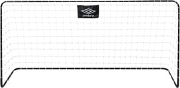 Umbro Voetbaldoel - Voetbal Goal 182 x 122 x 61 cm - Voetbalgoal Groot - Makkelijk te Verplaatsen - Buitenspeelgoed voor Kinderen en Volwassenen - Voetbal Training Doel - Metaal - Zwart/Wit