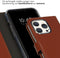 Selencia iPhone 15 Pro - Echt Lederen Bookcase - 3 Pashouders - Lichtbruin