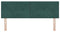 vidaXL - Hoofdbord - met - knopen - - - Donkergroen - - - 160 - cm - - - Fluweel