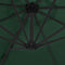 vidaXL - Zweefparasol - met - stalen - paal - 300 - cm - groen