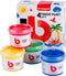 Bruynzeel vingerverfset - waterbasis - 4 levendige kleuren - (4 x 85 ml)