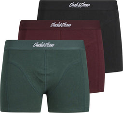 JACK&JONES JACORGANIC TRUNKS - Onderbroek - 3-pack - Port Royale (3 stuks)