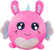 Biggies Rabbit - Opblaasbare pluchen knuffel - 45 cm - Roze