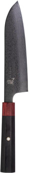 Yaxell Rei - Santokumes 16,5 cm - 69 Lagen Damaststaal VG10 - DLC Coating - Pakkahout Heft