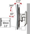 Haeger WB-T37.021A - Muurbeugel - Verticaal kantelbaar - Max. 37