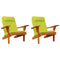 vidaXL - Felle - Groene - Stoelkussens - Felle - groene - Polyester - Middelgroot