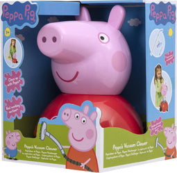 Peppa Pig - Speelgoedstofzuiger - Echte zuigkracht met accessoires - Rood roze