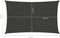 vidaXL - Zonnezeil - 160 - g/m² - 3x4 - m - HDPE - antracietkleurig