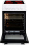 BAUKNECHT B5V5KMW - Elektro-standfornuis 50cm - 4 kookzones - 60 liter oveninhoud - rvs-look