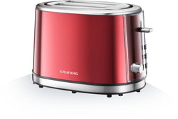 Grundig TA 6330 - Broodrooster - Variabele bruiningsgraad - Rood-metallic