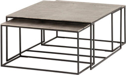 Salontafel Elton set van 3 - Metaal