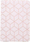 Tablet Hoes Geschikt voor iPad Mini 1 (2012) / iPad Mini 2 (2013) / iPad Mini 3 (2014) - 360° Draaibare Design Bookcase - Wit / Roze /Cubes Rose Gold