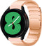 Selencia Stalen magnetisch 20 mm bandje - Geschikt voor Samsung Galaxy Watch 6 (Classic) / 5 (Pro) / 4 (Classic) / 3 – Garmin Venu / 2 plus / Sq - Forerunner 245 / 55 - Rosé Goud