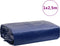 vidaXL - Dekzeil - 650 - g/m² - 1x2,5 - m - blauw