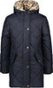 Like FLO - Lange Parka - Capuchon - Donkerblauw