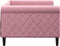 vidaXL - Slaapbank - 90x200 - cm - fluweel - roze